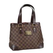 Louis Vuitton Vintage Pre-owned Canvas axelremsvskor Brown, Dam