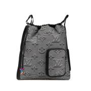 Louis Vuitton Vintage Pre-owned Nylon ryggsckar Gray, Dam