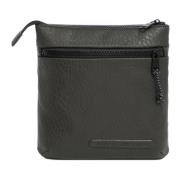 Armani Exchange Stilig Crossbody-väska med Justerbar Rem Green, Herr