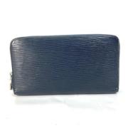 Louis Vuitton Vintage Pre-owned Laeder plnbcker Blue, Dam