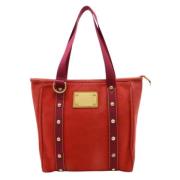 Louis Vuitton Vintage Pre-owned Canvas louis-vuitton-vskor Red, Dam