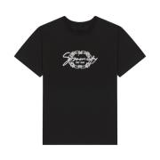 Givenchy Märkt Regular Fit T-shirt i Svart Black, Herr