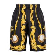 Versace Sidenshorts Black, Herr