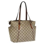 Louis Vuitton Vintage Pre-owned Canvas louis-vuitton-vskor White, Dam