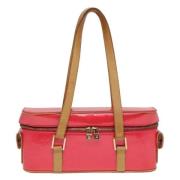 Louis Vuitton Vintage Pre-owned Tyg louis-vuitton-vskor Pink, Dam