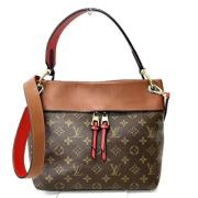 Louis Vuitton Vintage Pre-owned Canvas axelremsvskor Brown, Dam