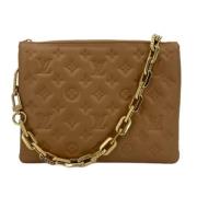 Louis Vuitton Vintage Pre-owned Laeder louis-vuitton-vskor Beige, Dam