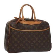 Louis Vuitton Vintage Pre-owned Canvas handvskor Brown, Dam