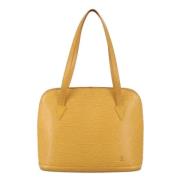 Louis Vuitton Vintage Pre-owned Laeder louis-vuitton-vskor Yellow, Dam