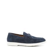 Doucal's Visone Loafer Lace Adler Stil Blue, Herr