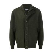 Barbour Seaweed Maglia Cardigan Green, Herr