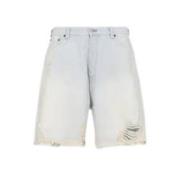 Acne Studios Ljusblå/Vit Shorts Blue, Herr