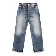 Martine Rose Blå Acid Casual Jeans Blue, Herr