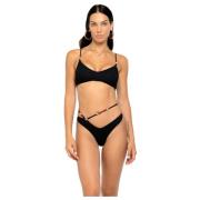 4Giveness EthnicStyle Bikini Top och Slip Set Black, Dam