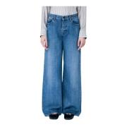 The Row Vida Fem-Ficka Jeans Blue, Dam