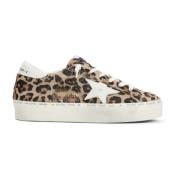 Golden Goose Horsy Beige Läder Sneakers Multicolor, Dam