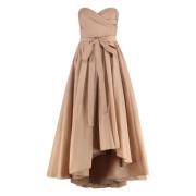 Pinko Techno taffeta sweetheart klänning med fickor Pink, Dam