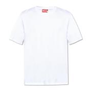 Diesel T-shirt T-Madjust-R2 White, Herr