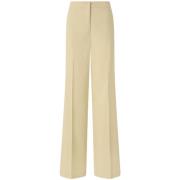 PINKO Gula Linneblandade Byxor Beige, Dam