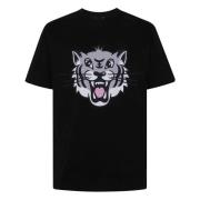 Kenzo Glad Tiger Klassisk T-shirt Black, Herr