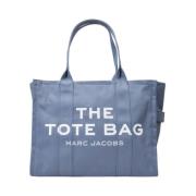 Marc Jacobs Blå Canvas Toteväska för Sommaren Blue, Dam