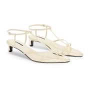 Jil Sander Krita Kattunge Bur Sandal Beige, Dam