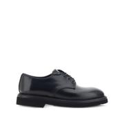 Premiata Svarta platta skor Elegant stil Black, Herr