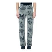 Vivienne Westwood Straight-Leg Five-Pocket Jeans Multicolor, Herr