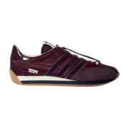 Adidas Pony Hair Läder Sneakers Red, Herr