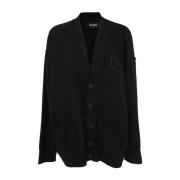 Dsquared2 Svart Statement Cardigan Black, Dam