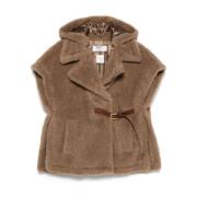 Max Mara Brun Lanoso4 Jacka Stilren Brown, Dam