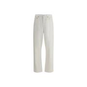 Agolde Casual Loose Fit Jeans med Fem Fickor White, Herr