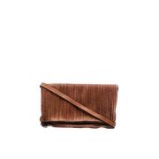 Numero 10 Blank Pleated Pochette Väska Brown, Dam