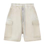 Rick Owens Cargo Style Shorts Beige, Herr