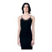 The Row Silke Spets Tanktop Black, Dam