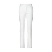 Chiara Boni Elegant Slim-Fit Tygbyxor White, Dam