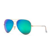 Ray-Ban Aviator Flash Metal Solglasögon Yellow, Unisex