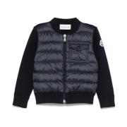 Moncler Stickad Cardigan Sweater Blue, Unisex