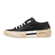 Candice Cooper Lädersneakers Rock Patch S Black, Dam