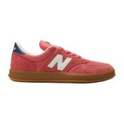 New Balance Röda Mocka Sneakers T500 Stil Red, Herr