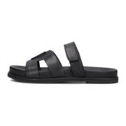 Bibi Lou Somriga läderslippers Black, Dam