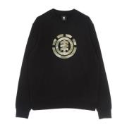 Element Landskaps Camo Crewneck Sweatshirt Black, Herr