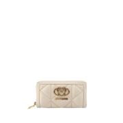 Moschino Ivory Plånbok för kvinnor Elegant Design Beige, Dam