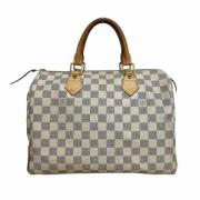 Louis Vuitton Vintage Pre-owned Canvas handvskor White, Dam