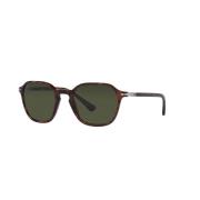 Persol Havana Gröna Solglasögon Brown, Unisex