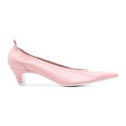 Roberto Festa Rosa Läder Iris Pumps 50mm Klack Pink, Dam