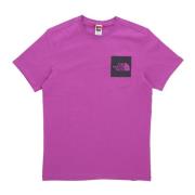 The North Face Lila Kaktusblomma Fine Tee Purple, Herr