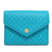 Louis Vuitton Vintage Pre-owned Laeder plnbcker Blue, Dam