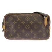 Louis Vuitton Vintage Pre-owned Canvas louis-vuitton-vskor Brown, Dam