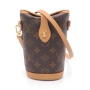 Louis Vuitton Vintage Pre-owned Canvas crossbodyvskor Brown, Dam